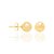 BRINCO ROMMANEL DOURADO BOLA LISA – 520470 - Imagem 2