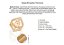 BRINCO ROMMANEL DOURADO BASE LISA COM PÉROLA SINTÉTICA NA PONTA – 522093 - Imagem 6