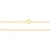 CORDÃO ROMMANEL DOURADO FIO CADEADO BATIDO - 50 CM - 530308 - Imagem 2