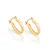 BRINCO ROMMANEL DOURADO ARGOLA LISA FOMRATO OVAL – 520902 - Imagem 2