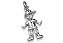 PINGENTE ROMMANEL MENINO COM ZIRCONIA NO SHORT - PRATEADO - 140452 - Imagem 1