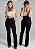 CALÇA JEANS SAWARY BOOT CUT PRETA LE - Imagem 1