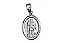PINGENTE ROMMANEL RODHIUM MEDALHA SANTO EXPEDITO 140547 - Imagem 1