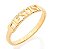 ANEL ROMMANEL DOURADO ESCRITO JESUS 511184 - Imagem 1