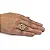 MAXI ANEL ROMMANEL RHODIUM COM ZIRCONIAS EM CIRCULO 110682 - Imagem 2