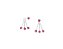 BRINCO EAR JACKET ROMMANEL 3X1 CRISTAL ROSA 121486-37 - Imagem 2