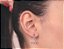 BRINCO EAR JACKET ROMMANEL 3X1 CRISTAL ROSA 121486-37 - Imagem 1