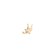 PINGENTE ROMMANEL GATO COM PEDRA 541922 - Imagem 1