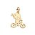 PINGENTE ROMMANEL MENINA NA BICICLETA 541811 - Imagem 1