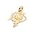 PINGENTE ROMMANEL MENINA PULANDO CORDA 541813 - Imagem 1