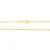 CORDÃO ROMMANEL DOURADO ELO ALTERNADO 530072 DE 60 CM - Imagem 5