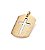 PINGENTE ROMMANEL PLACA FOSCA COM CRUZ CENTRAL EM RHODIUM 541579 - Imagem 1