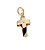 PINGENTE ROMMANEL CRUZ LISA COM LATERAIS ABERTAS E ZIRCONIA CENTRAL 540489 - Imagem 1