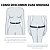 SHORT JEANS CARMEN CLARO DESTROYED BARRA DESFIADA SEM STRETCH - Imagem 3
