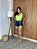 SHORT JEANS COM STRETCH E CORDINHA VERDE NEON - Imagem 2