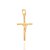 PINGENTE ROMMANEL CRUZ MEDIA COM IMAGEM DE CRISTO 540003 - Imagem 1