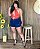 SHORT JEANS ESCURO PLUS SIZE – CONTRACENSO JEANS (TK) - Imagem 1