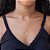 PINGENTE ROMMANEL DOURADO LETRA LISA DESENHADA 540675 – Letra U - Imagem 4