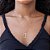 PINGENTE ROMMANEL DOURADO LETRA LISA DESENHADA 540675 – Letra P - Imagem 4