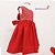 Vestido Infantil Vermelho - Sob encomenda - Imagem 1