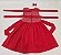 Vestido Infantil Vermelho - Sob encomenda - Imagem 3