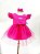 Vestido Bebê e Infantil  Rosa Barbie-Sob Encomenda - Imagem 1