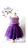 Vestido Infantil Boo Roxo - Sob Encomenda - Imagem 3