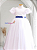 Vestido Infantil de Festa Branco-Sob Encomenda - Imagem 1
