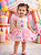 Vestido Infantil Circo Rosa-Sob Encomenda - Imagem 1
