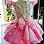 Vestido Infantil Circo Rosa-Sob Encomenda - Imagem 5