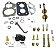 KIT Reparo Carburador Weber 446 Dfv Carburador Opala / Caravan / Pick-up/ Caminhão 4cc e 6cc Álcool - Com Eixo de Embuchamento - Imagem 1