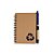 Caderno Ecológico Capa Papelão Reciclagem com Caneta Personalizado – Packs a partir de 50 un. - Imagem 2