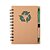 Caderno Kraft Capa Dura Reciclagem com Caneta Personalizado – Packs a partir de 50 un. - Imagem 3