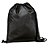 Mochila Saco 210D com Cordão Preto Personalizada – Packs a partir de 50 un. - Imagem 3