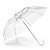 Guarda-Chuva Transparente Branco Automático Personalizado – Packs a partir de 50 un. - Imagem 2