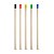Lápis de Madeira Natural com Borracha Colorida Personalizado – Packs a partir de 50 un. - Imagem 1