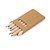 Caixa com 6 Mini Lápis de Cor Personalizado – Packs a partir de 50 un. - Imagem 2