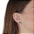 Cartela de Brincos Zircônia 8mm - Verde Esmeralda - Prata 925 (Contém 12 Pares) - Imagem 2