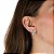 Brinco Zircônia Redondo 3mm com 6mm - Azul Céu- Prata 925 (12 Pares) - Imagem 2