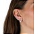 Brinco Zircônia Redondo 3mm com 6mm - Cristal - Prata 925 (12 Pares) - Imagem 2