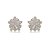 Cartela de brincos zircônia Estrela 8x8 - Prata 925 (Contém 12 Pares) - Imagem 3