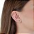Cartela de brincos zircônia redondo 4mm - Verde Paraíba - Prata 925 (Contém 12 Pares) - Imagem 2
