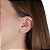 Cartela de brincos zircônia redondo 7mm - Rosa - Prata 925 (Contém 12 Pares) - Imagem 2