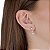 Brinco Zircônia Redondo 3mm com 6mm - Azul Bebê - Prata 925 (12 Pares) - Imagem 2