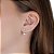 Brinco Zircônia Redondo 3mm com 6mm - Lilás - Prata 925 (12 Pares) - Imagem 2