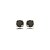 Cartela de brincos zircônia redondo 2mm - Preto - Prata 925 (12 pares) - Imagem 3