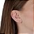 Cartela de brincos zircônia redondo 2mm - Rosa - Prata 925 (12 pares) - Imagem 2