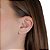 Cartela de brincos zircônia redondo 2mm - Lilás - Prata 925 (12 pares) - Imagem 2