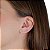 Cartela de brincos zircônia redondo 4mm - Verde Leitoso - Prata 925 (Contém 12 Pares) - Imagem 2