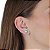 Cartela de Brincos Zircônia 8mm - Azul Céu - Prata 925 (Contém 12 Pares) - Imagem 2
